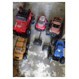 Assorted Remote Control Trucks