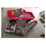 2 Toy Fire Trucks