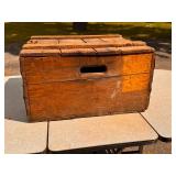 Golden Grain Juice Company Wood Crate