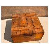 Golden Grain Juice Company Wood Crate