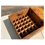 Golden Grain Juice Company Wood Crate