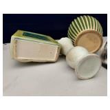 Lot of 8 planter pots medium to large in size