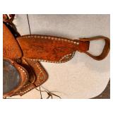 Western Saddlery Buckstitch Racing Saddle
