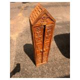 Home decor Tribal wood cabinet