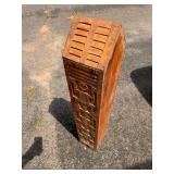 Home decor Tribal wood cabinet