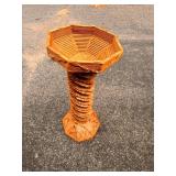 Popsicle Stick home decor basket stand