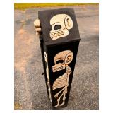 Skeleton wood cabinet
