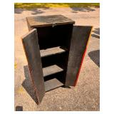 Asian style wood cabinet