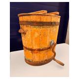 Antique Primitive wood butter churn 5 gallon