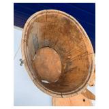Antique Primitive wood butter churn 5 gallon