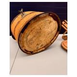 Antique Primitive wood butter churn 5 gallon