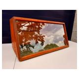 Wood Display Cabinet