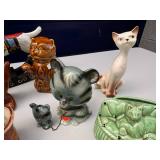Lot of Vintage cat figurines