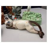 Lot of Vintage cat figurines