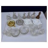 Vintage Sunkist Reamer glass juicer and cruiquet lot