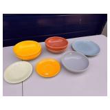 Vintage Fiesta & Red wing bowl & plate Lot