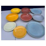 Vintage Fiesta & Red wing bowl & plate Lot