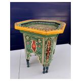 Moroccan Wood Side Table