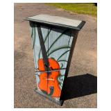 Violin Home Decor Cabinet