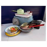 Vintage Enamelware Lot