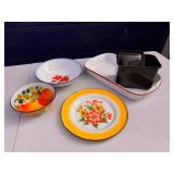 Vintage Enamelware Lot