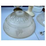 Six Vintage Ceiling Light Covers