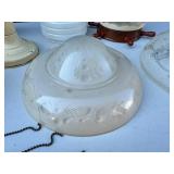 Six Vintage Ceiling Light Covers