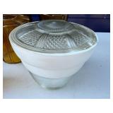 Amber Glass Light shade lot Plus Ceiling light cover.