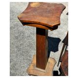 Pedestal Stand and Chair lot