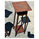 Pedestal Stand and Chair lot