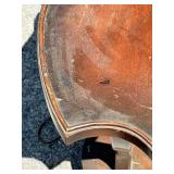 Unique side table with lamp