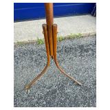 Antique metal coat rack