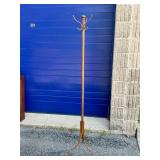 Antique metal coat rack