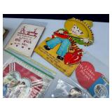 Box of vintage Valentines Cards