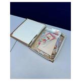 Box of vintage Valentines Cards