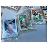 Vintage postcards and trading card lot.