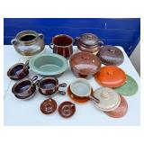Bean Pot, Soup Bowl, Cassarole, stoneware lot