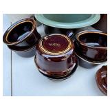 Bean Pot, Soup Bowl, Cassarole, stoneware lot