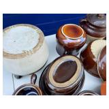Bean Pot, Soup Bowl, Cassarole, stoneware lot