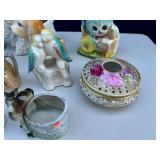 Misc. Vintage Planter, plus extras lot