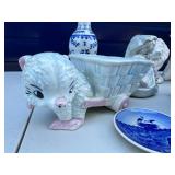 Misc. Vintage Planter, plus extras lot