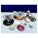 Coffee Mugs and Ashtray Lot