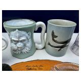 Coffee Mugs and Ashtray Lot