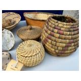 Handmade and Native American Baskets and Bowls.