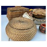 Handmade and Native American Baskets and Bowls.