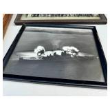 Framed Fight Card at the Stillwater Armory and Picture Lot