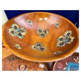 Kitchen canister sets & hand painted Wooden Bowls