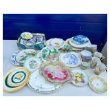 Vintage plate, coffee & tea cup lot