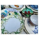 Vintage plate, coffee & tea cup lot