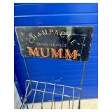 Mumm Champagne Bottle Rack